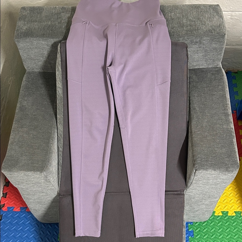 Nicole Miller Sport Purple Leggings